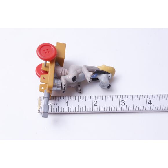 An American Tail, Wylie Burp, Dog on Cart, 3", Figure, Vehicle, Cartoon Animal, - Picture 4 of 4